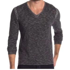 John VARVATOS | Men’s Cotton V- Neck Long Sleeve Knit Size Large